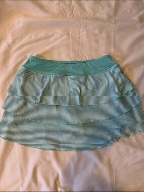 Kyodan Aqua Striped Tiered Tennis Skirt
